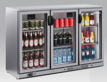 Expositor refrigerado horizontal INOX Infrico ERV-35 II