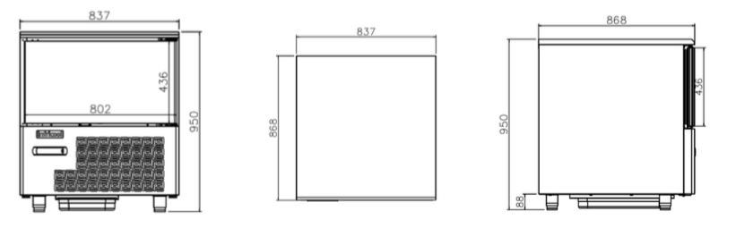 Imagen de Abatidor de temperatura Infricool IABT5 1L