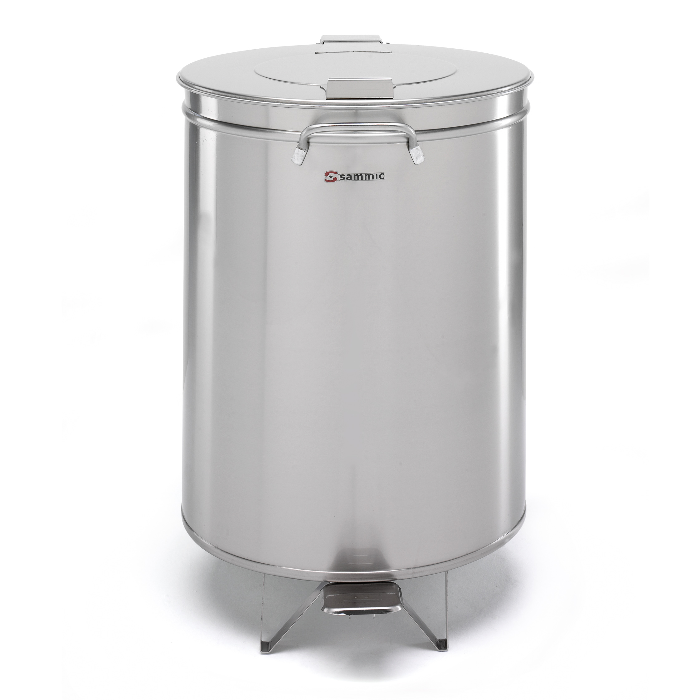 Cubo de acero Inoxidable 95 Litros con pedal Sammic CU-95P
